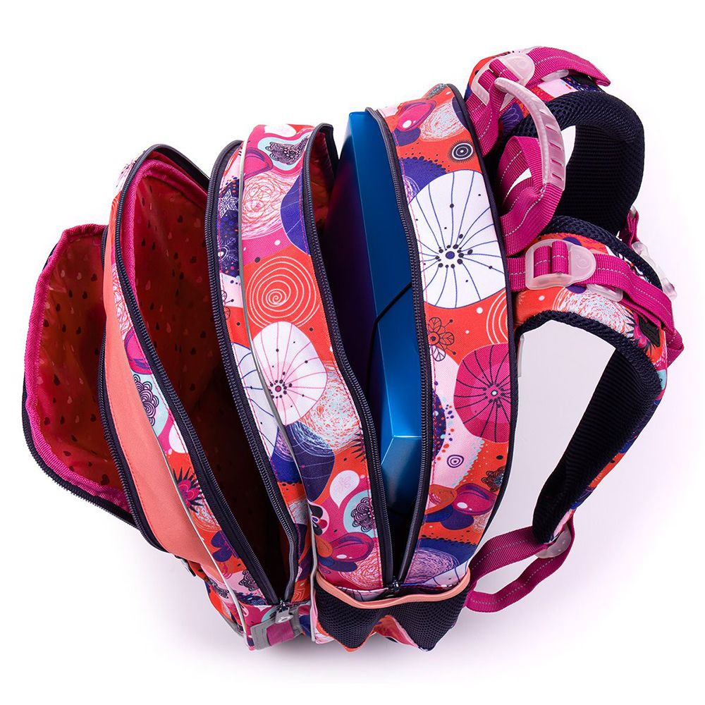 Анатомична ученическа раница, Цветни шарки