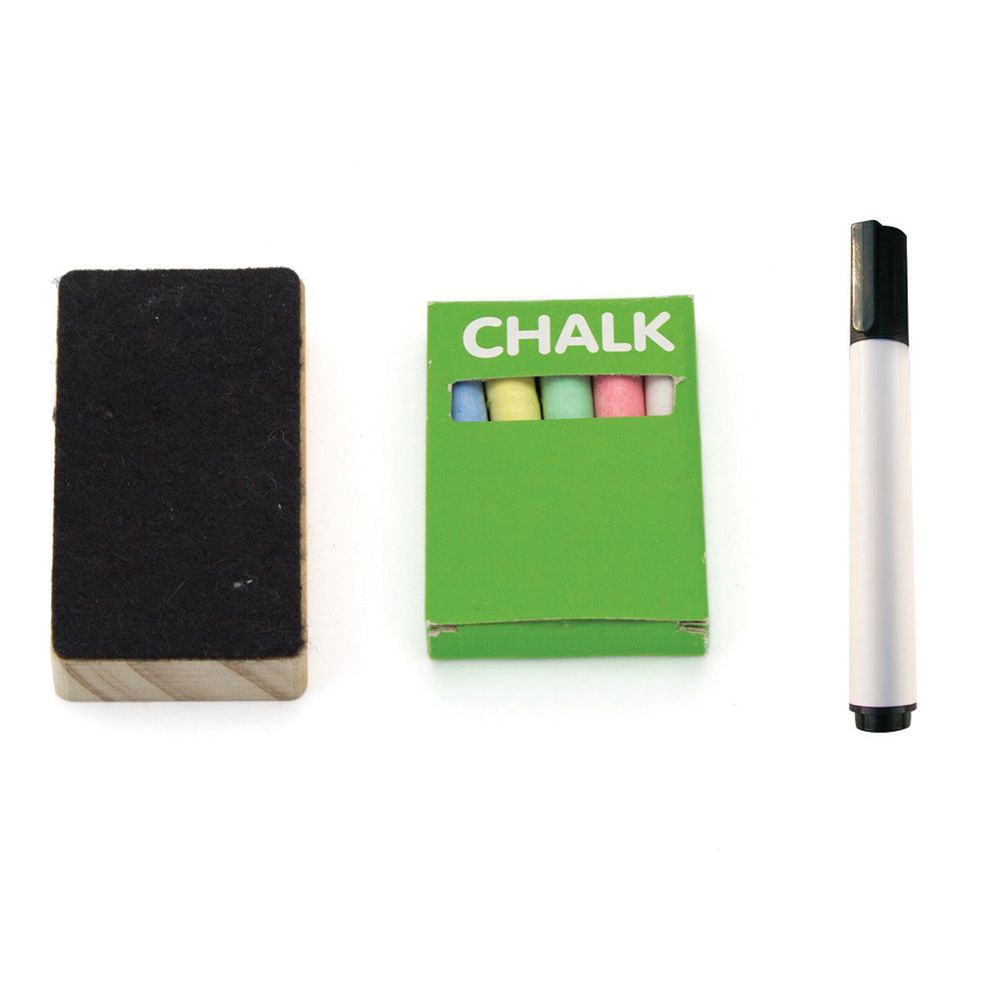 Дървена магнитна дъска с две лица