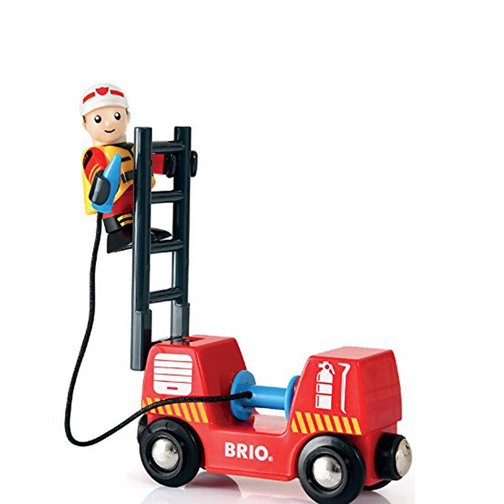 Пожарникарско влакче с дървени релси