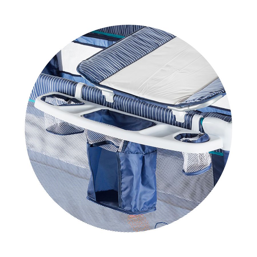 Детска кошара за спане и игра Казабланка Нео, нейви