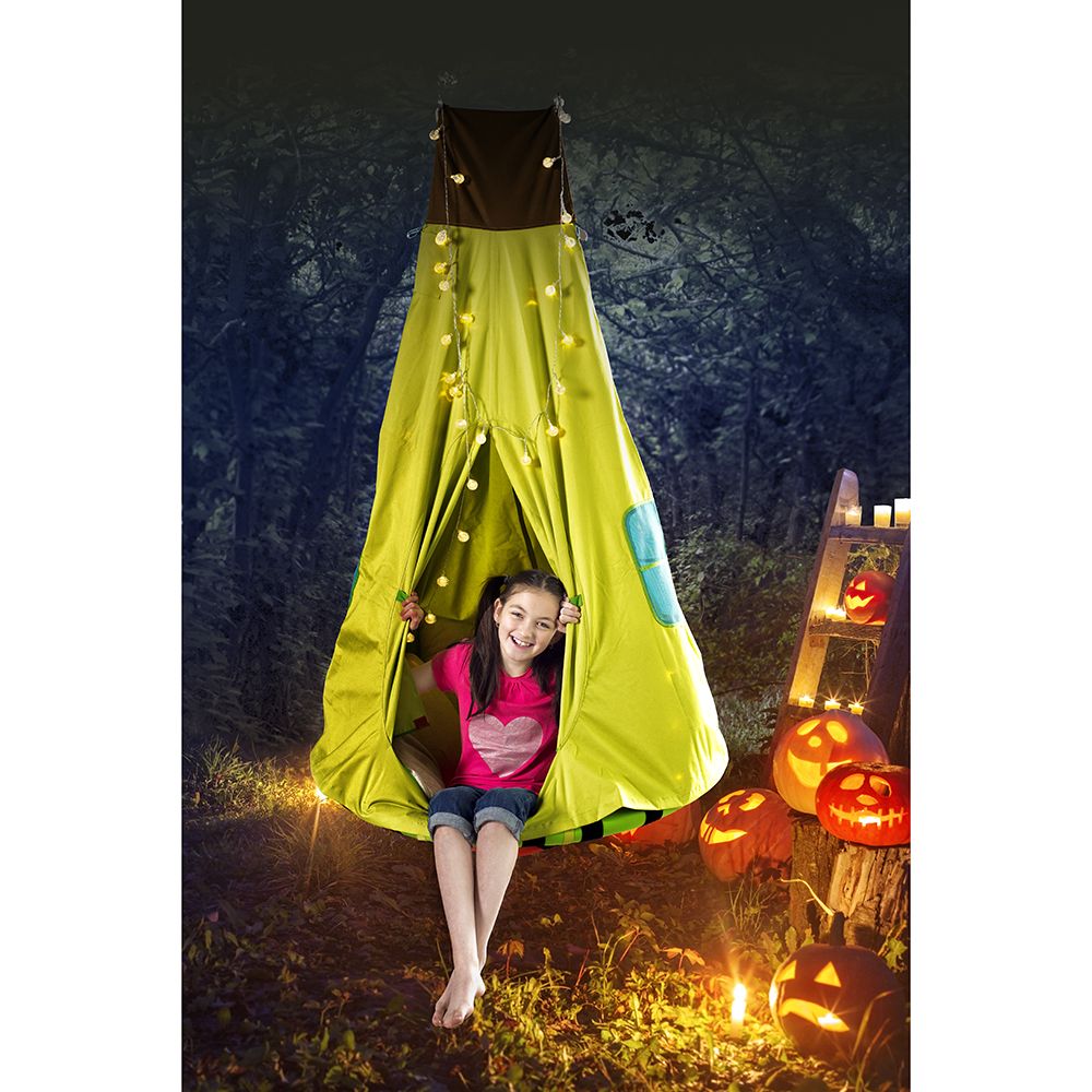 Кръгла люлка с палатка