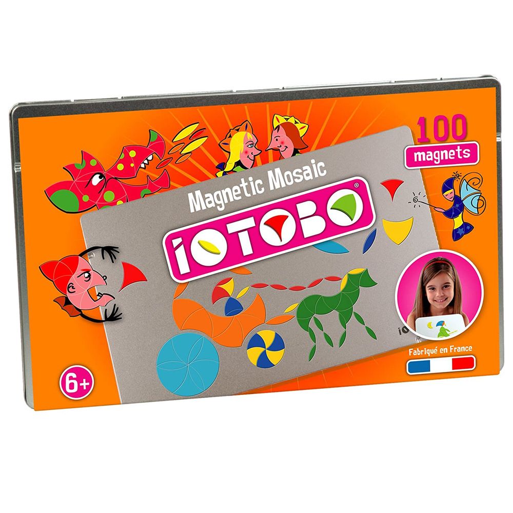 Магнитна мозайка Sepp Jeux, в метална кутия за път, 6+