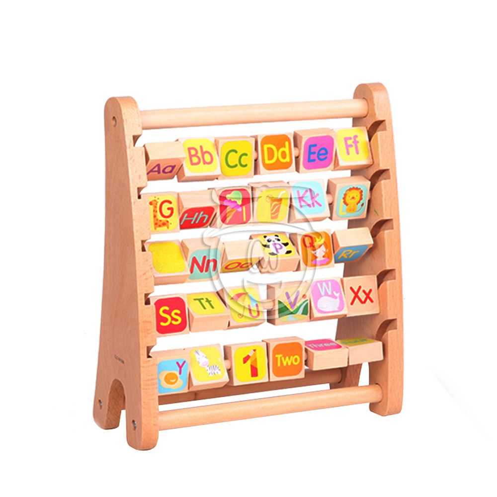 Classic world, Дървено сметало с буквите от английската азбука