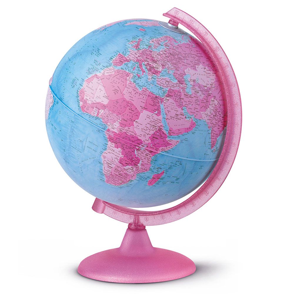 Nova Rico, Светещ глобус, Розов свят, 25 см
