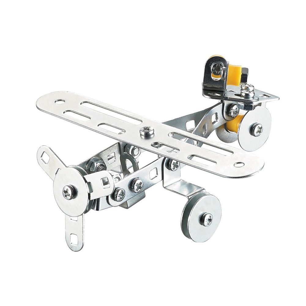 Tronico, Метален конструктор, Silver, Превозни средства, Самолет, 77 части