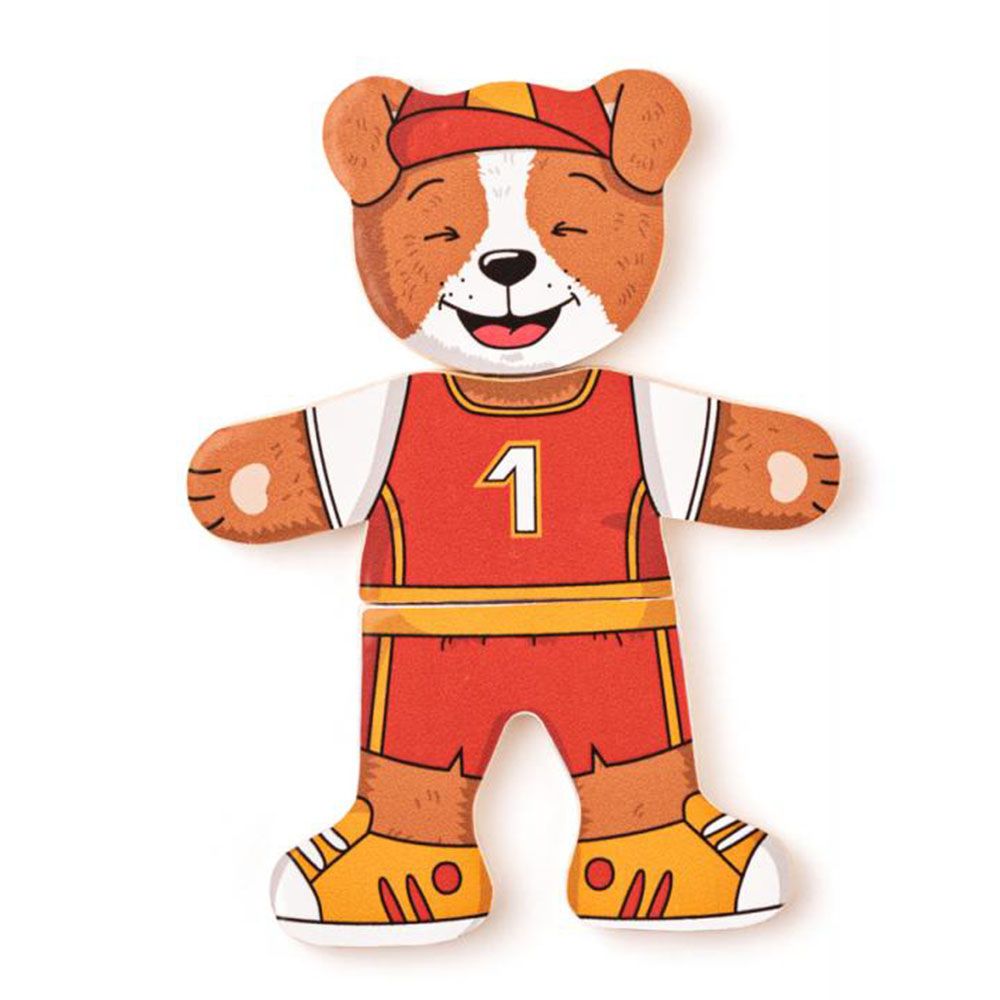 Кучето Джаф, комплект от шест дървени пъзела