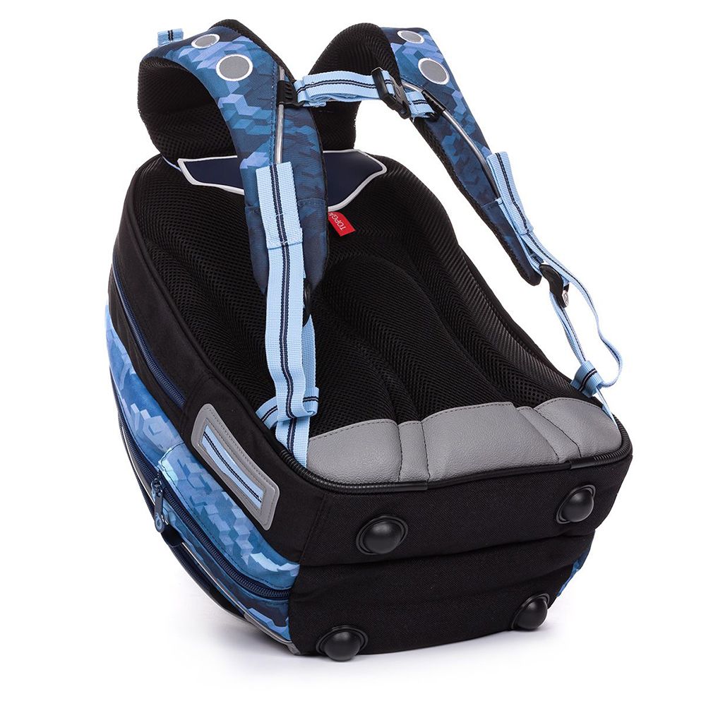 Анатомична ученическа раница, Квадратно синьо