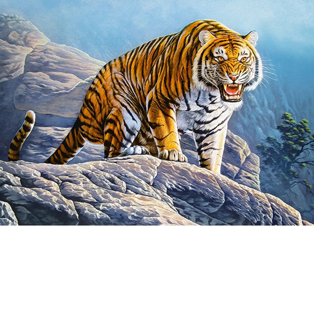 Тигър на скалата, пъзел 180 части