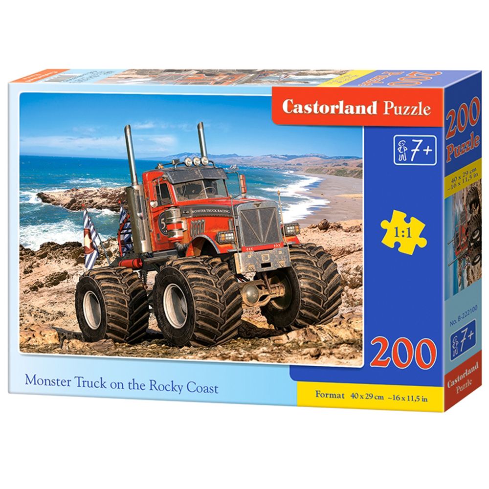 Castorland, Чудовищен камион на Скалистия бряг, пъзел 200 части