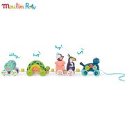 Голямо дървено влакче за дърпане