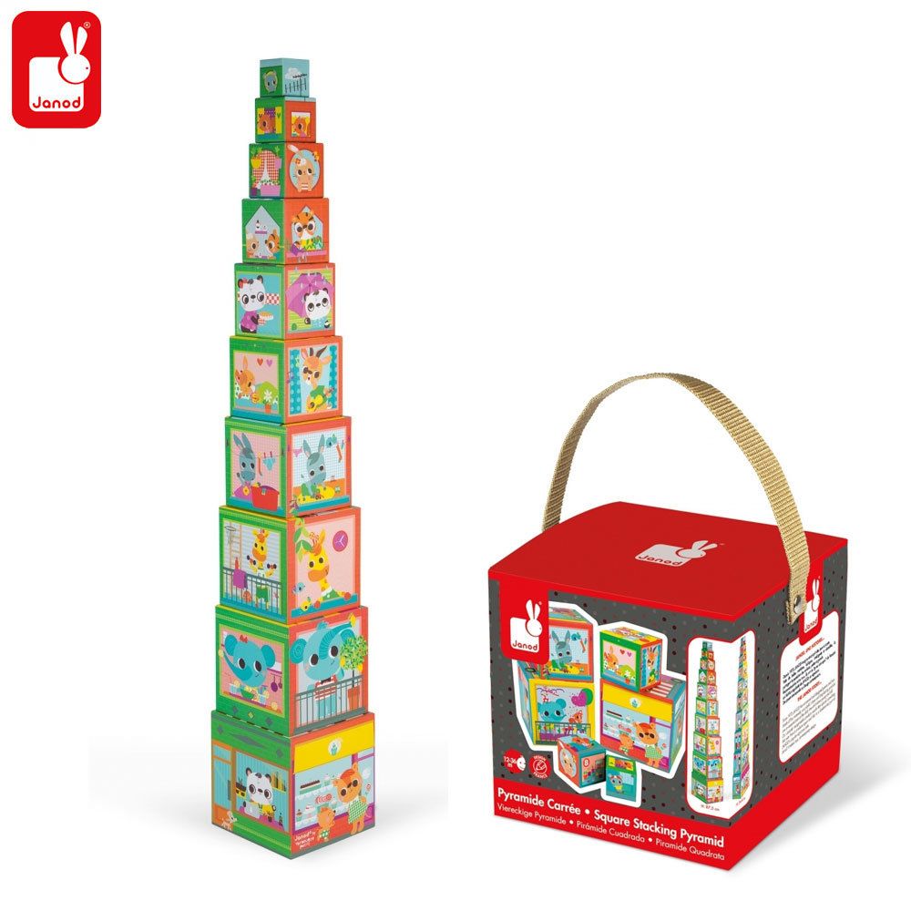 Картонени кубчета с цифри, Градът на животните