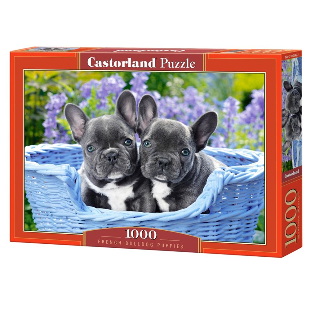 Castorland, Френски булдогчета, пъзел 1000 части