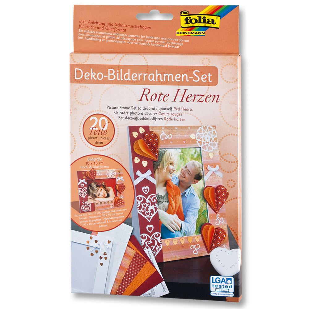 Folia Bringmann, Комплект за изработка на рамка за снимка, Любов