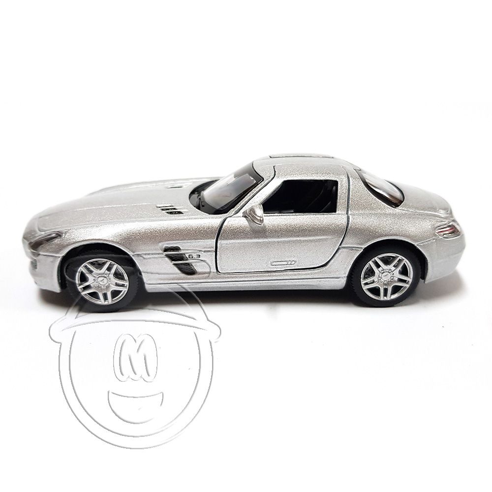 Метална кола, Mercedes SLS AMG Coupé, светло сива