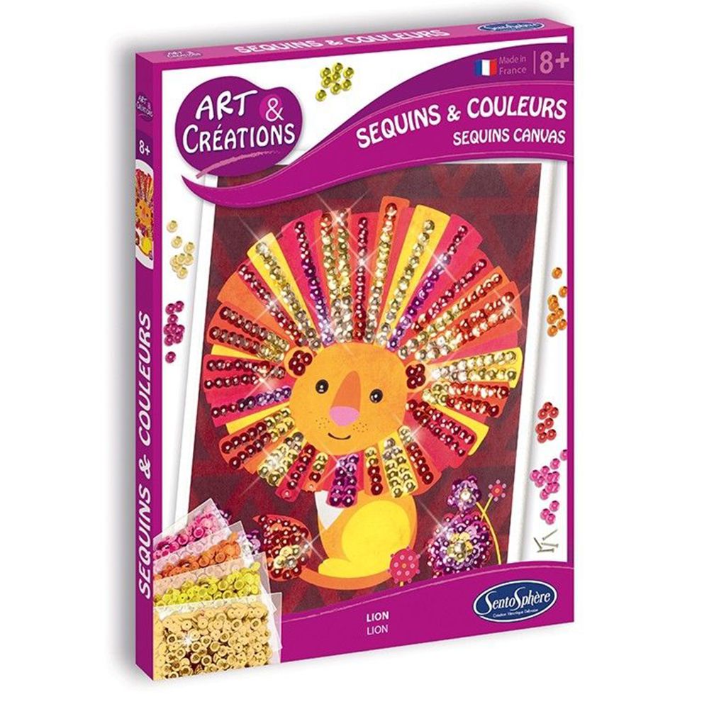 Изкуство с пайети, Лъв