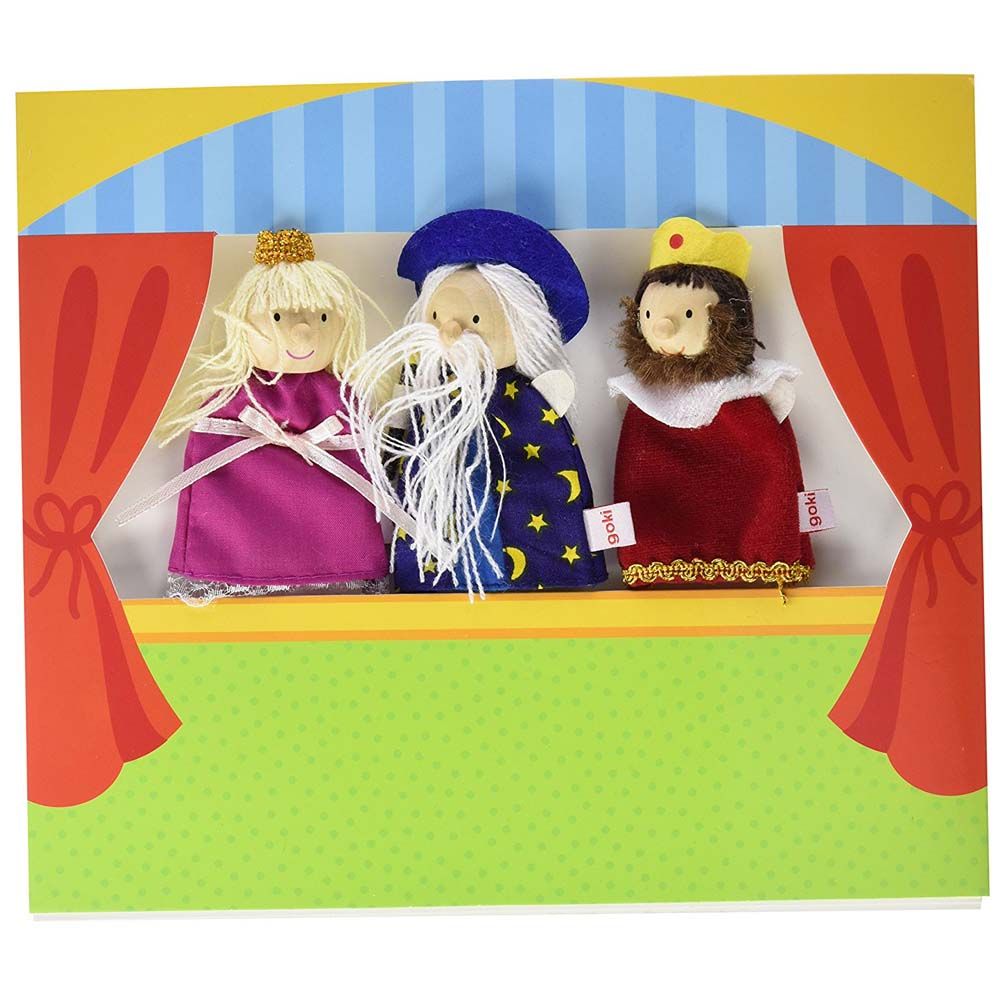 Комплект театър с кукли за пръсти
