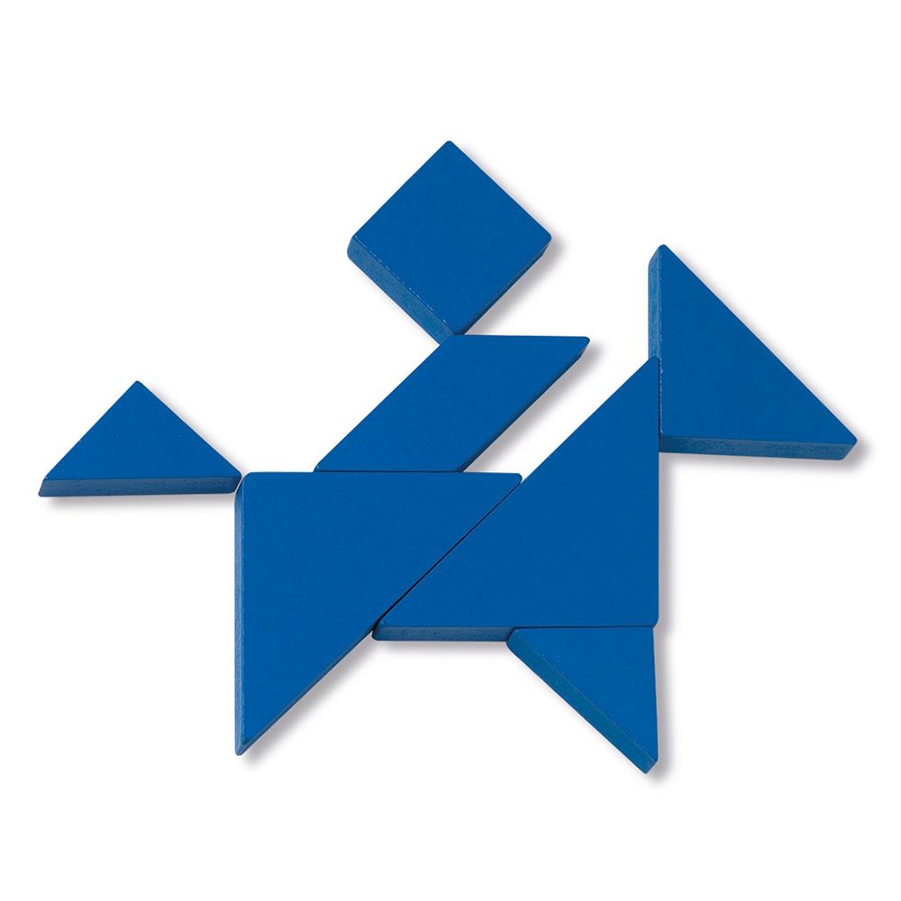 Дървен танграм за четирима