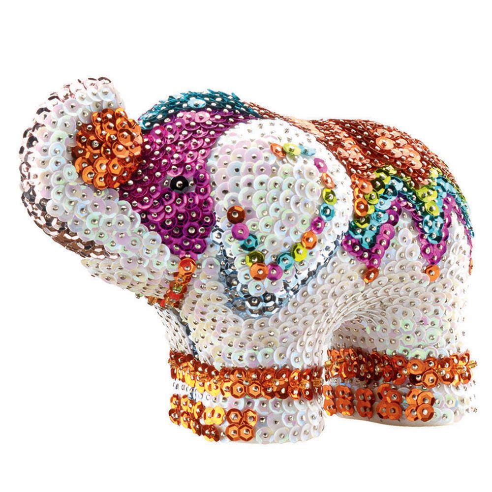 3D фигурка от пайети - Слонче