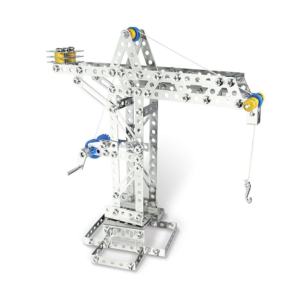 Метален конструктор, Основен комплект - 10 модела, 340 части