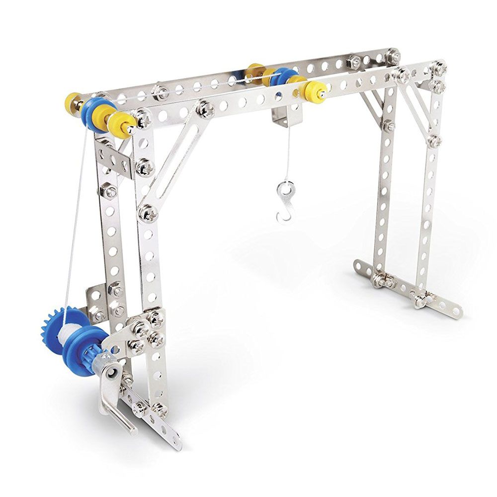 Метален конструктор, Основен комплект - 10 модела, 340 части