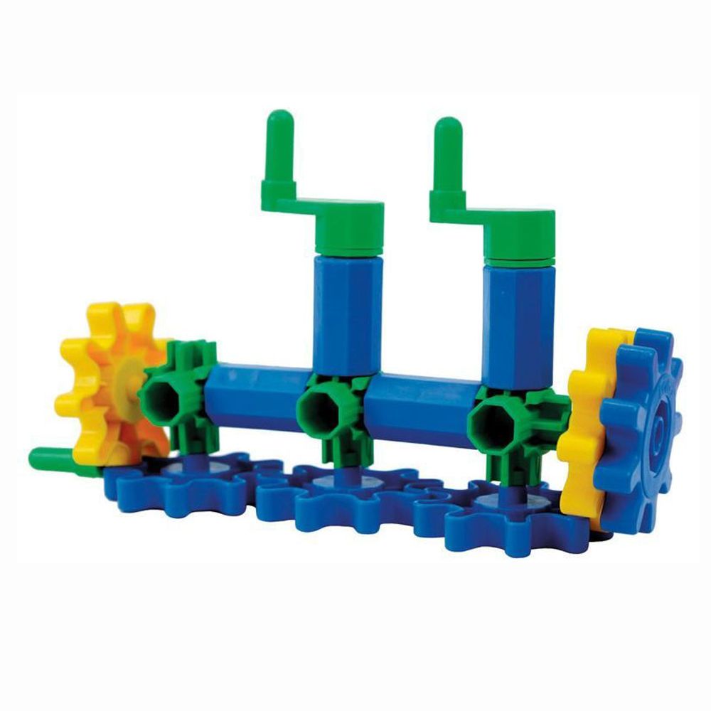 Пластмасов конструктор Колело, със зъбни колела, 18 части