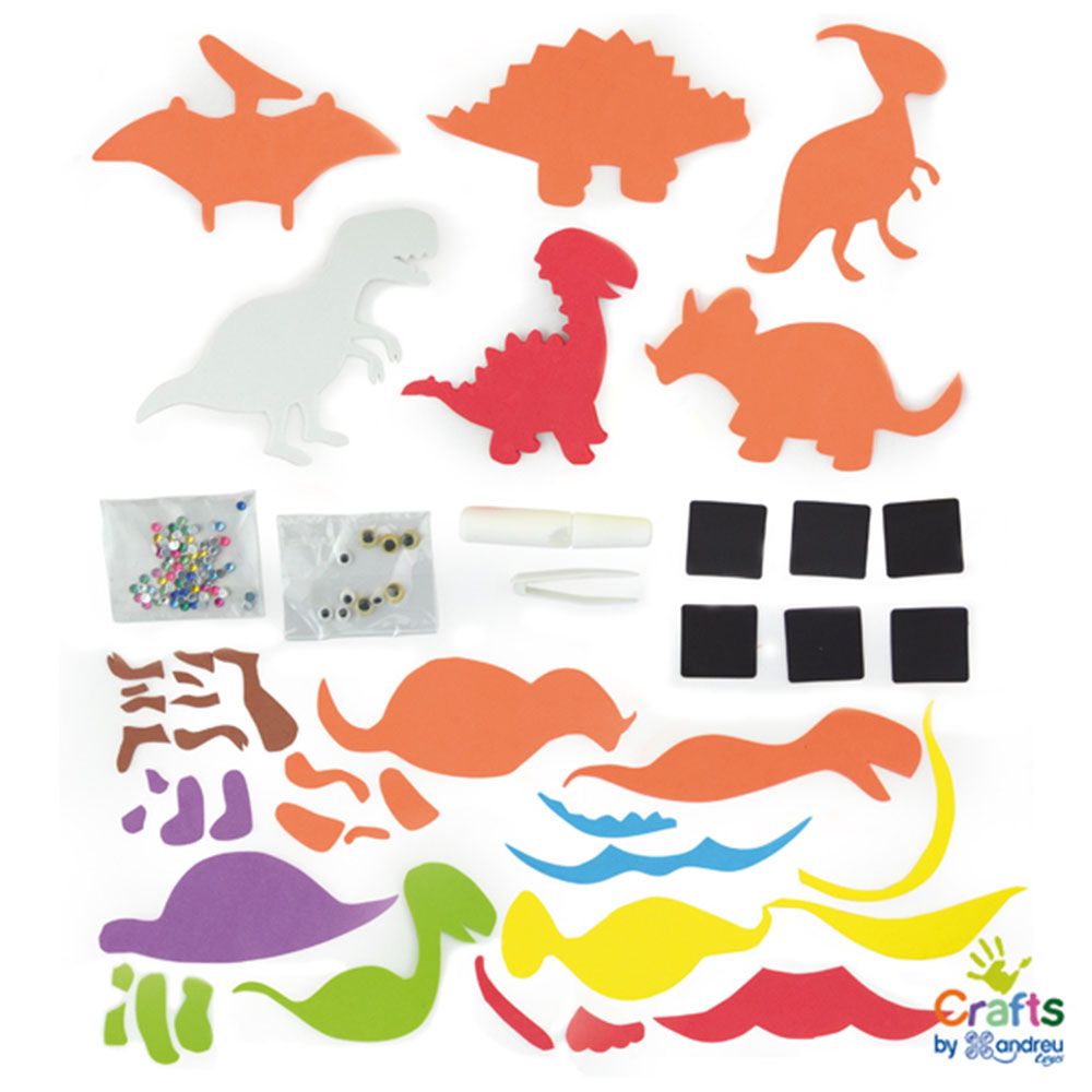 Направи сам магнити, Динозаври