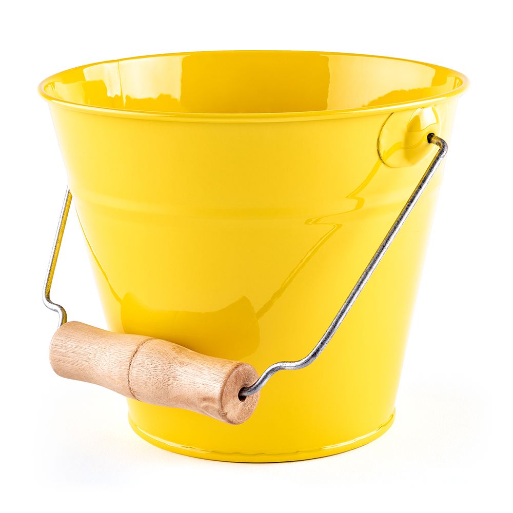Woodyland, Детска метална кофичка, жълта