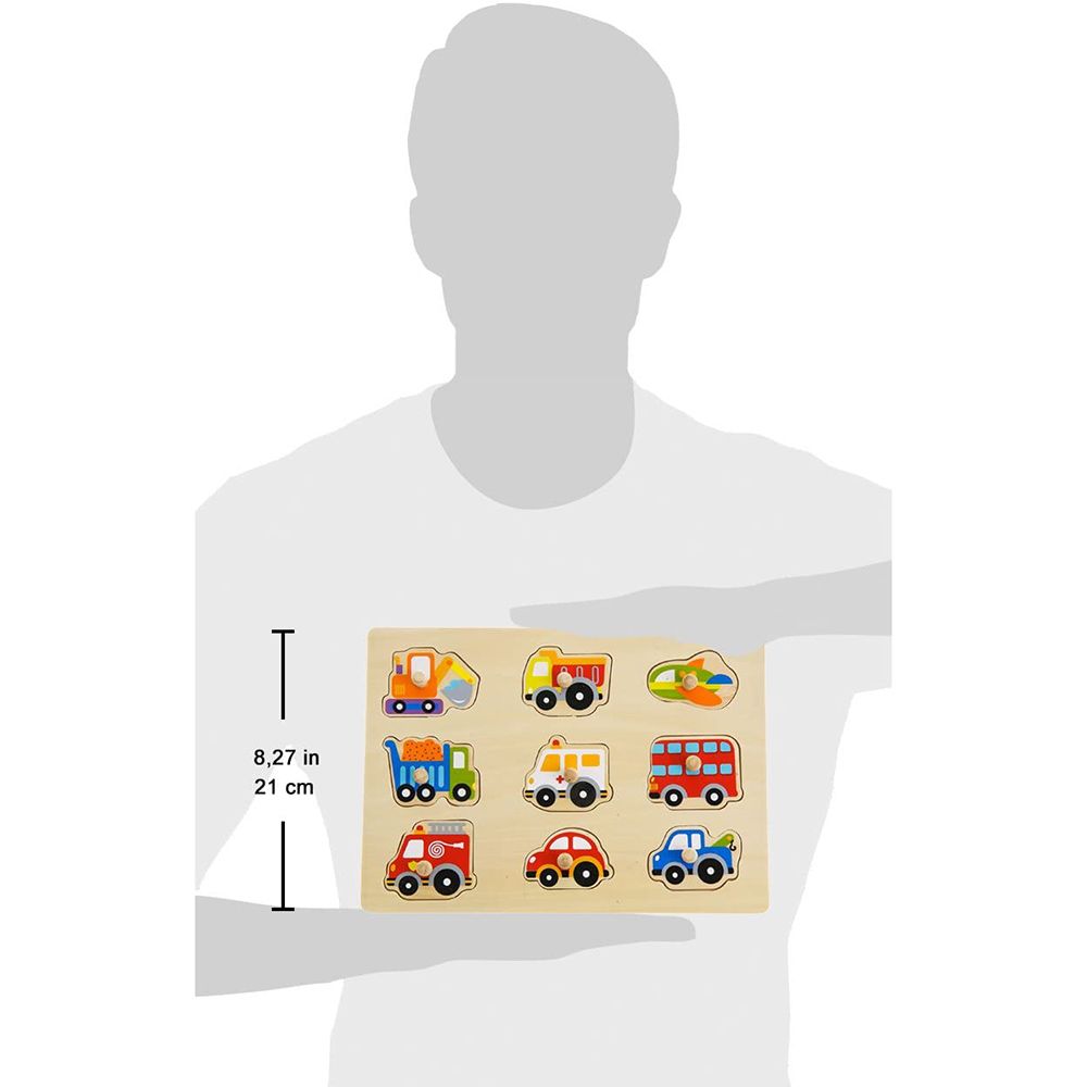 Дървен пъзел с дръжки, Превозни средства