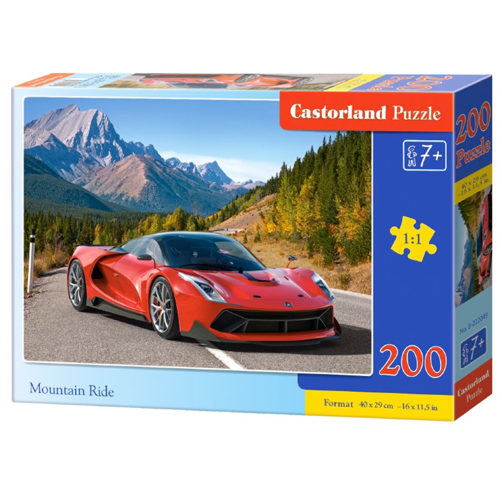 Castorland, Планинско шофиране, пъзел 200 части