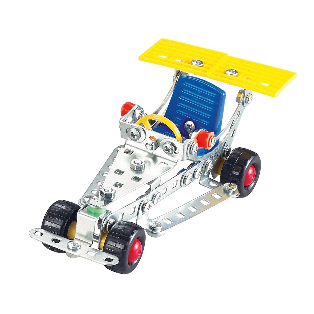 Метален конструктор, Състезателна кола, 120 части