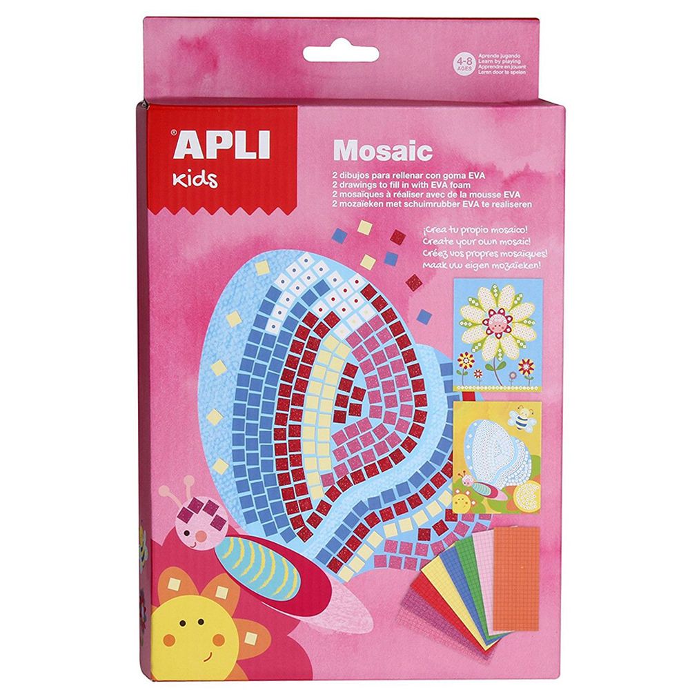 Apli kids, Мозайка с меки елементи, 2 картини, Пролет