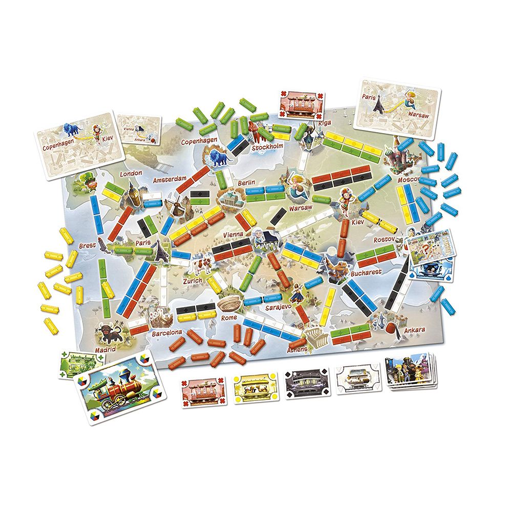 Ticket to Ride, Билет за път - Първото пътешестие - Европа, настолна игра