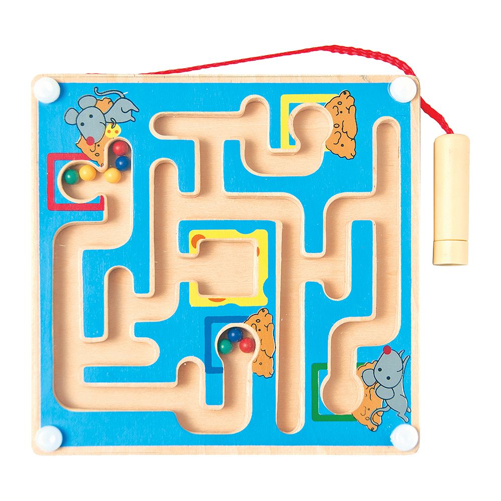 Woodyland, Дървен лабиринт с топчета, син